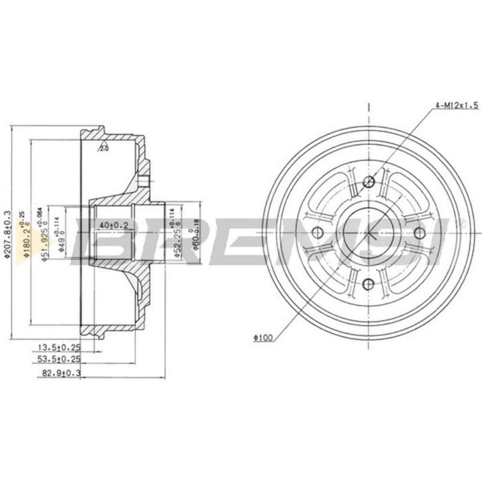 NEUTRO.jpg Kit Tamburi Freno Posteriore 94013500 RENAULT 11 (B/C37)