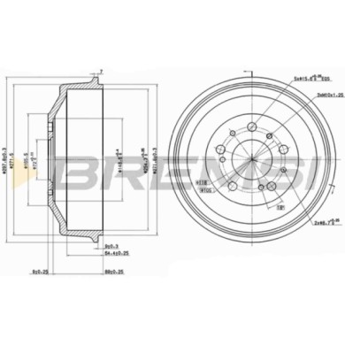 NEUTRO.jpg Kit Tamburi Freno Posteriore 94010200 ALFA ROMEO AR 6 Autobus (280)