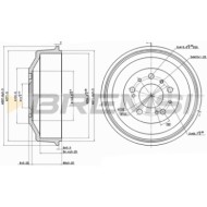 Kit Tamburi Freno Posteriore 94010200 ALFA ROMEO AR 6 Autobus (280)