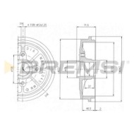 Kit Tamburi Freno Posteriore 94028200 CITROEN SAXO (S0 S1)