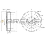 NEUTRO.jpg Kit Tamburi Freno Posteriore 94026500 CITROËN C1 Verniciato