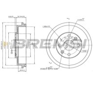 Kit Tamburi Freno Posteriore 94028500 MAZDA 323 S IV Verniciato