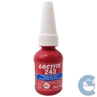 Loctite 243 Threadlocker Medium Strength 10ml Blue - 1918246 - Loctite 37110010