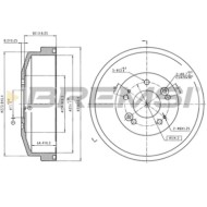 NEUTRO.jpg Kit Tamburi Freno Posteriore 94030500 KIA Carnival II Verniciato