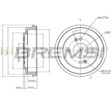 NEUTRO.jpg Kit Tamburi Freno Posteriore KIA Picanto Verniciato