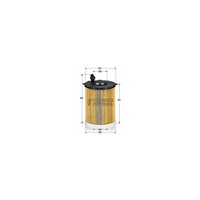 Filtro olio ox171/16deco alfa romeo, chrysler, fi