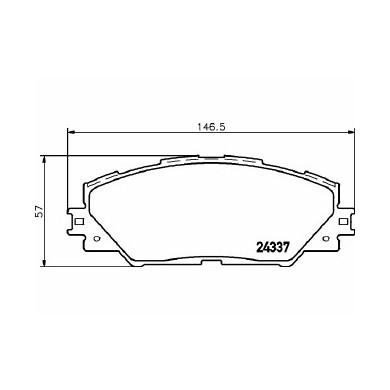 Pastiglie Freno Toyota Rav 4 Iii 2005 11-2010 12 Mintex