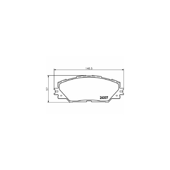 Pastiglie Freno Toyota Rav 4 Iii 2005 11-2010 12 Mintex