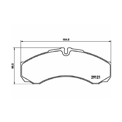 Pastiglie Freno Iveco Daily V Cassone Furgonato Promiscuo 2011 09-2014 02 Mintex