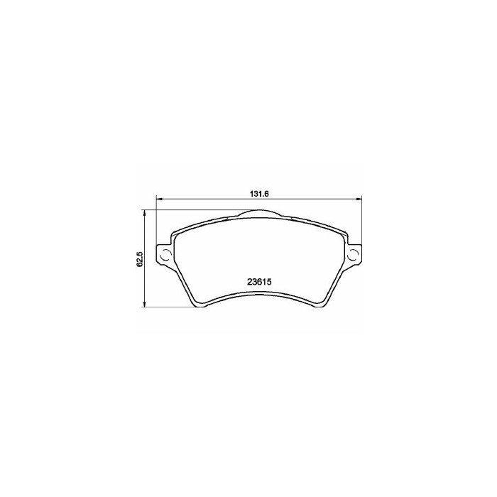 Pastiglie Freno Land Rover Freelander 2.0 Td4 4x4 2001 03-2006 10 Mintex