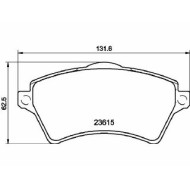 Pastiglie Freno Land Rover Freelander 2.0 Td4 4x4 2001 03-2006 10 Mintex