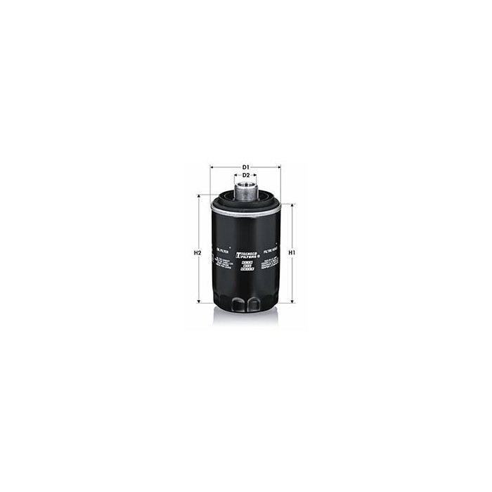 Filtro Olio Audi A5 2.0 Tfsi 2008 06-2013 11 Tecneco