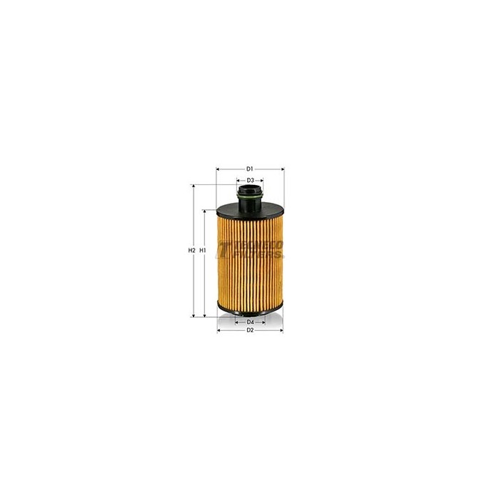 Filtro olio ox1034deco jeep (chrysler), lancia, m