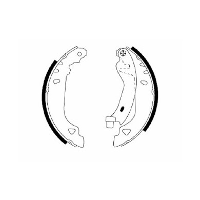 Ganasce Freno Fiat Tipo 1.9 D 1991 07-1995 08 Mintex