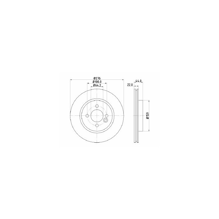 Tamburo Freno Mini Mini Cabriolet Cooper 2004 07-2007 11 Mintex