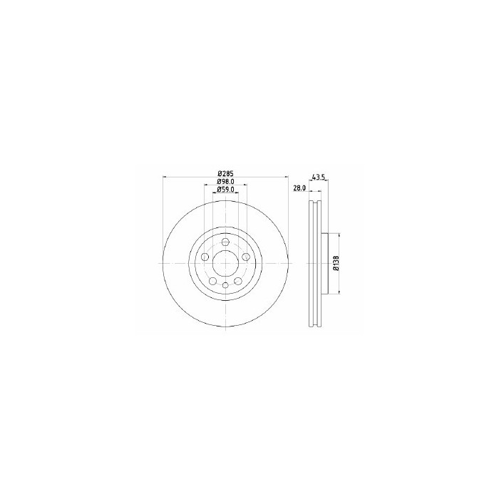 Tamburo Freno Lancia Phedra 2.2 Jtd 2002 09-2010 11 Mintex