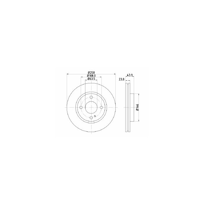 Tamburo Freno Ford Fiesta Vi Van 1.0 2012 10-2019 12 Mintex