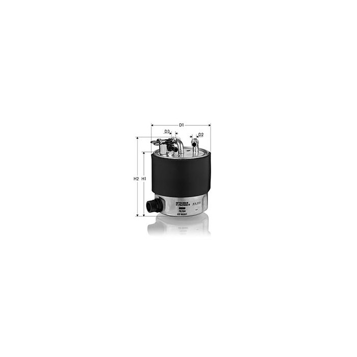 Tecneco Filtro Carburante Nissan Qashqai Dci