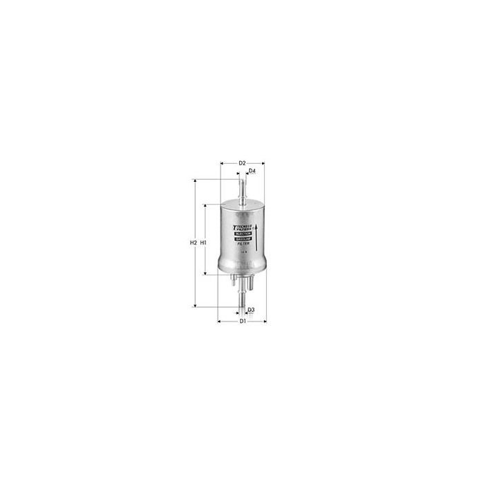 Filtro Carburante Seat Ibiza Iv 1.2 Tsi 2010 09-2019 12 Tecneco