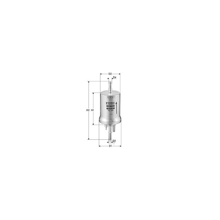 Filtro Carburante Volkswagen Caddy Iv Furgonato 1.6 2015 11-2019 12 Tecneco