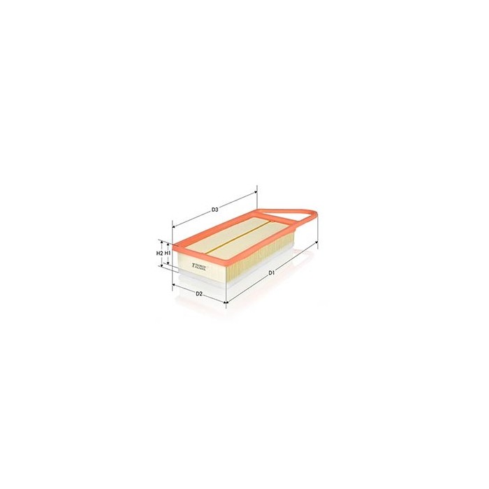 Filtro aria ar2075pms citroen, ford, mazda, peuge
