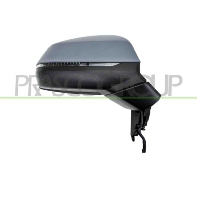 DX_SCRITTA_LOGO.jpg Retrovisore Destro Elettrico Primer Termico Chiudibile Con Fanale Memoria Convesso 15 Pins Audi Q5 2017-2020