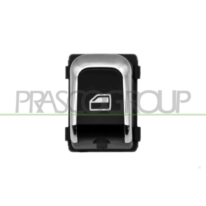 SX_SCRITTA_LOGO.jpg Interruttore Alzacristallo Nero Porta Anteriore Destra/Porta Posteriore Destra Sinistra 4 Pins Audi A4 2007-