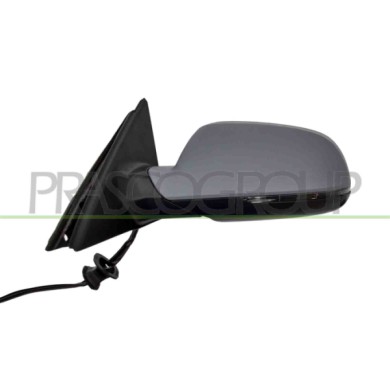 SX_SCRITTA_LOGO.jpg Retrovisore Sinistro Elettrico Primer Termico Chiudibile Con Fanale Blis Asferico 12 Pins Audi A4 2007-2011 