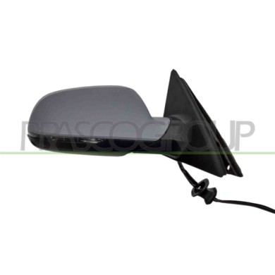 DX_SCRITTA_LOGO.jpg Retrovisore Destro Elettrico Primer Termico Chiudibile Con Fanale Blis Asferico 12 Pins Audi A4 2007-2011 8K