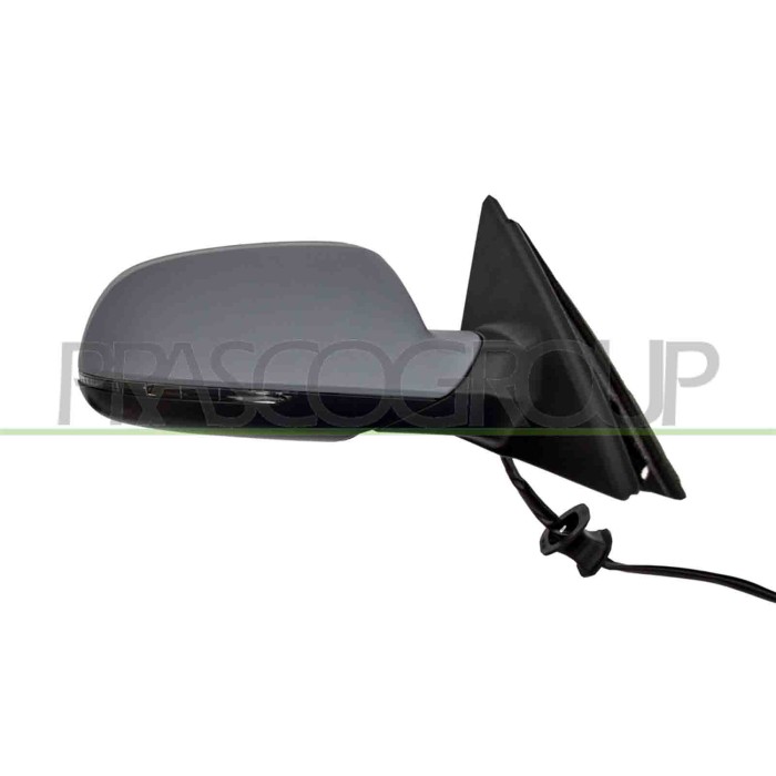 DX_SCRITTA_LOGO.jpg Retrovisore Destro Elettrico Primer Termico Chiudibile Con Fanale Blis Asferico 12 Pins Audi A4 2007-2011 8K