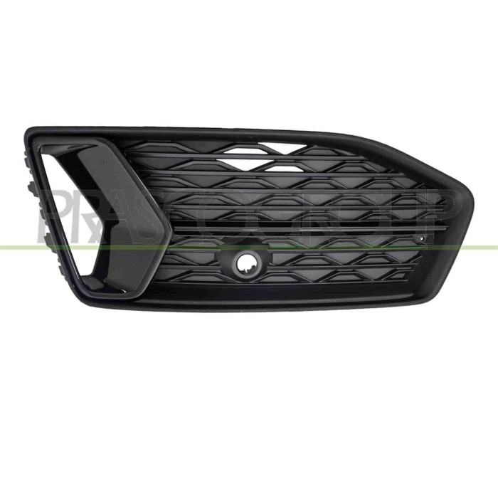 DX_SCRITTA_LOGO.jpg Griglia Destra Paraurti Anteriore Nera Goffrata Con Modanatura Nera Lucida Audi A6 (C8) Dal 2019 4K0807648Dt