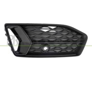 Griglia Destra Paraurti Anteriore Nera Goffrata Con Modanatura Nera Lucida Audi A6 (C8) Dal 2019 4K0807648Dt94