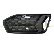SX_SCRITTA_LOGO.jpg Griglia Sinistra Paraurti Anteriore Nera Goffrata Con Modanatura Nera Lucida Audi A6 (C8) Dal 2019 4K0807647