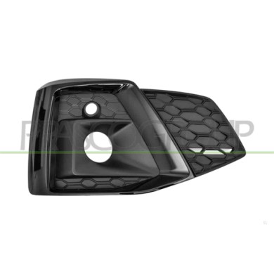 DX_SCRITTA_LOGO.jpg Griglia Destra Paraurti Anteriore Nera Lucida Con Sede Fendi Audi A5 (F53/F57) Coupe'/Cabriolet S-Line Dal 2