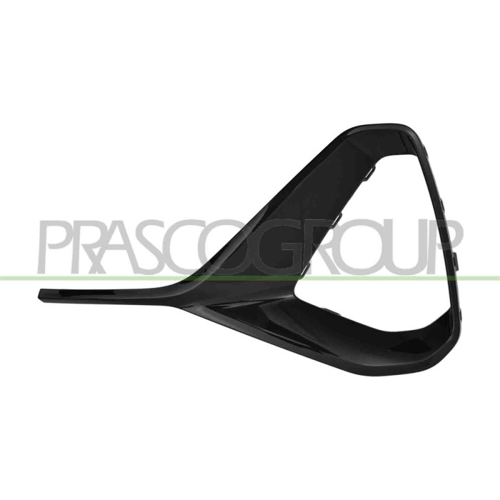 SX_SCRITTA_LOGO.jpg Modanatura Sinistra Griglia Paraurti Anteriore Nera Audi E-Tron Sportback S Dal 2019 4Ke121341Y9B