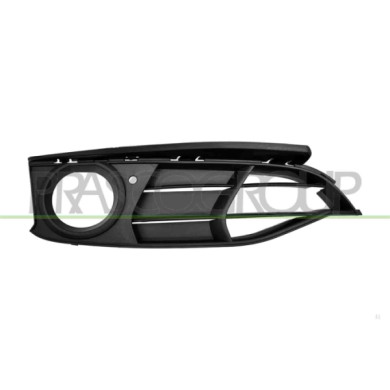 DX_SCRITTA_LOGO.jpg Griglia Destra Paraurti Anteriore Nera Con Sede Fendi Con Fori Modanatura Bmw 3 Series F34 Granturismo 2012-