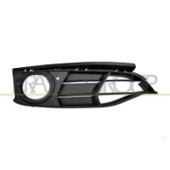 Griglia Destra Paraurti Anteriore Nera Con Sede Fendi Con Fori Modanatura Bmw 3 Series F34 Granturismo 2012-2016 51117296798