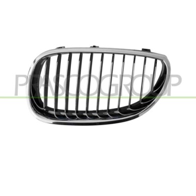 SX_SCRITTA_LOGO.jpg Griglia Radiatore Sinistra Cromata Bmw 5 Series E60/E61 Dal 2003 Al 2007 51137065701