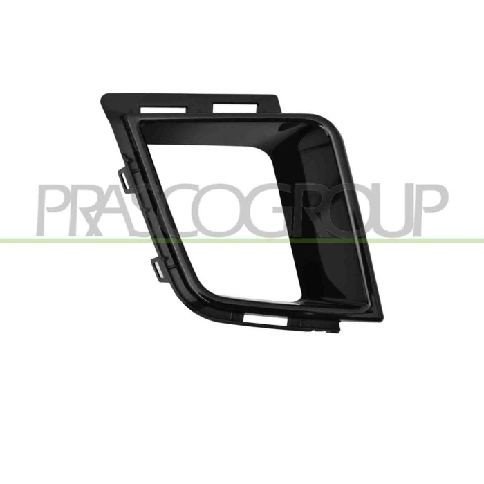 DX_SCRITTA_LOGO.jpg Griglia Paraurti Anteriore Centrale Lato Destro Nera Lucida Bmw 7 Series G11/G12 Dal 2018 Al 2022 5111807641