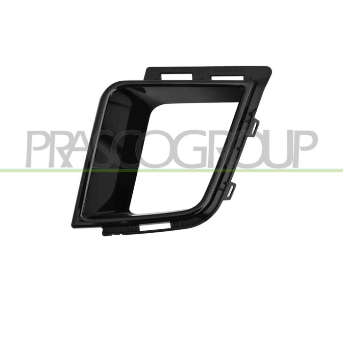 SX_SCRITTA_LOGO.jpg Griglia Paraurti Anteriore Centrale Lato Sinistro Nera Lucida Bmw 7 Series G11/G12 Dal 2018 Al 2022 51118076