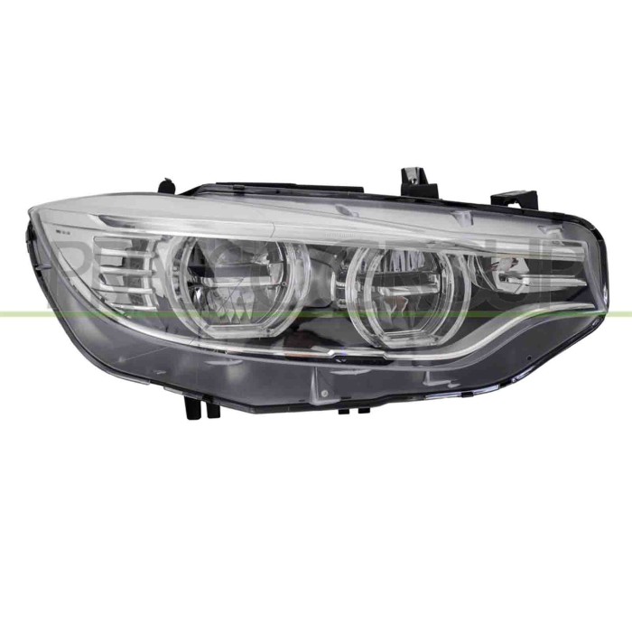 DX_SCRITTA_LOGO.jpg Proiettore Destro Elettrico Con Motore Con Sistema Afs Led Bmw 4 Series F32/F33 Coupe/Cabrio Dal 2013 Al 201
