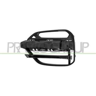 SX_SCRITTA_LOGO.jpg Griglia Sinistra Paraurti Anteriore Nera Con Sede Fendi Bmw X3 G01 Dal 2017 Al 2021 51117422945