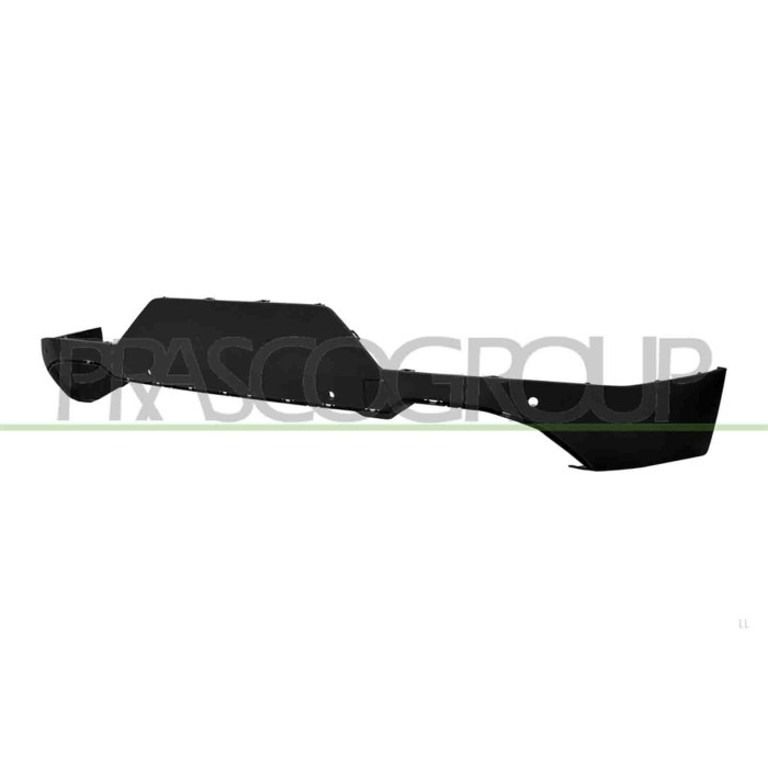 NEUTRO.jpg Spoiler Paraurti Posteriore Nero Goffrato Con Fori Pdc+Supporti Bmw X4 -G02 Dal 2021 51125A41F89