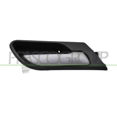 DX_SCRITTA_LOGO.jpg Maniglia Anteriore Destra Interna Con Leva Argento Scuro Mostrina Nera Bmw X5 E53 Dal 2000 Al 2006 514171221
