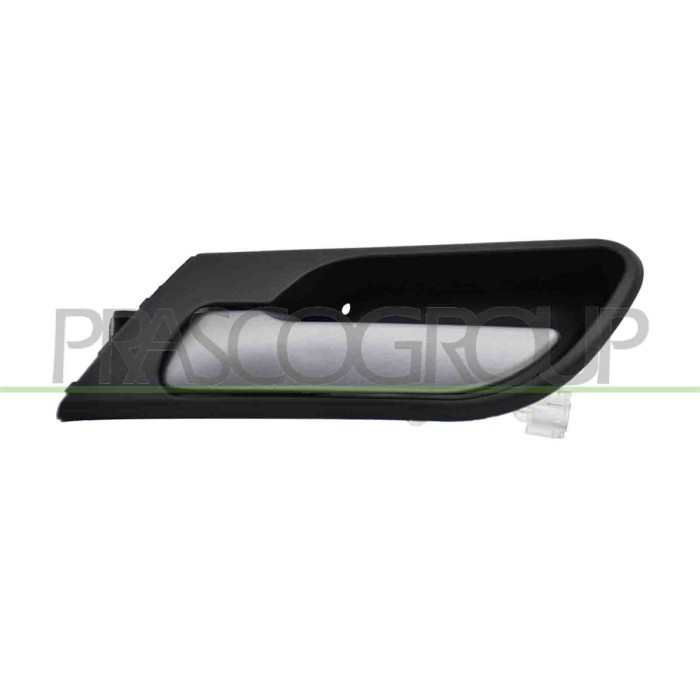 SX_SCRITTA_LOGO.jpg Maniglia Anteriore Sinistra Interna Con Leva Argento Scuro Mostrina Nera Bmw X5 E53 Dal 2000 Al 2006 5141712