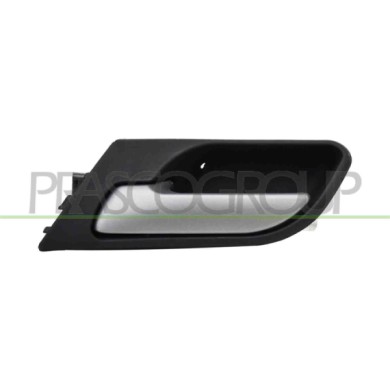 SX_SCRITTA_LOGO.jpg Maniglia Posteriore Sinistra Interna Con Leva Argento Scuro Mostrina Nera Bmw X5 E53 Dal 2000 Al 2006 514271