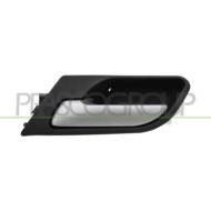SX_SCRITTA_LOGO.jpg Maniglia Posteriore Sinistra Interna Con Leva Argento Scuro Mostrina Nera Bmw X5 E53 Dal 2000 Al 2006 514271