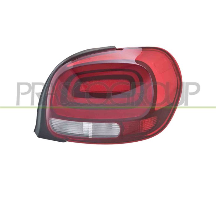 DX_SCRITTA_LOGO.jpg Fanale Posteriore Destro Senza Porta Lampada Citroen C3 Dal 2016 Al 2020 9812257480