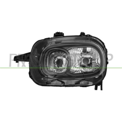 SX_SCRITTA_LOGO.jpg Proiettore Sinistro H7+H7 Elettrico Con Motore Citroen C3 Dal 2016 Al 2020 9820059680