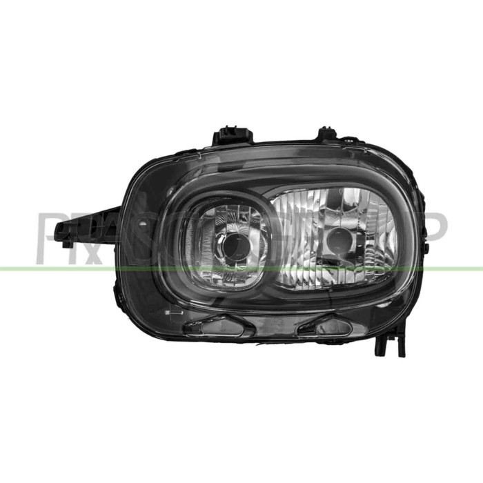 SX_SCRITTA_LOGO.jpg Proiettore Sinistro H7+H7 Elettrico Con Motore Citroen C3 Dal 2016 Al 2020 9820059680
